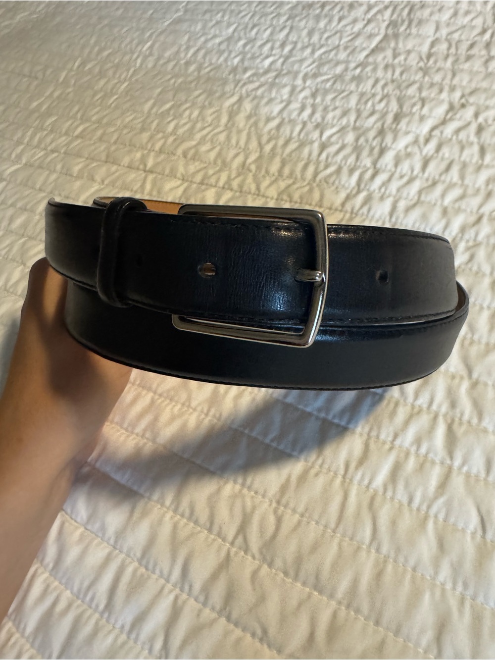 Coach Vintage Leather Belt – Made in Italy – Black – Size 40 / 103.7 cm - Picture 3 of 8